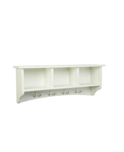 Shop Alaterre Furniture Shaker Cottage Storage Coat Hook In Ivory