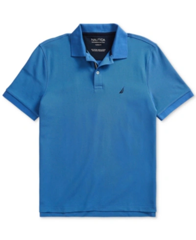 Shop Nautica Men's Classic-fit Performance Deck Polo Shirt In Delft