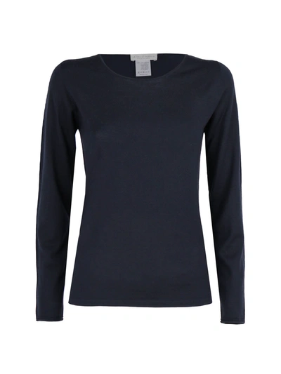 Shop Le Tricot Perugia Virgin Wool T-shirt In Blue