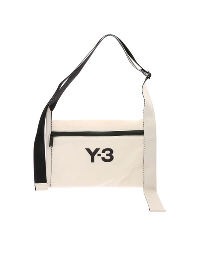Shop Y-3 Ch3 Sacoche Shoulder Bag In White