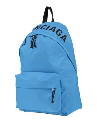 Shop Balenciaga Backpacks & Fanny Packs In Azure