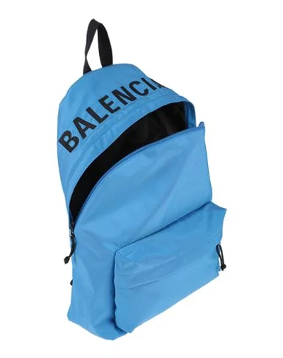 Shop Balenciaga Backpacks & Fanny Packs In Azure