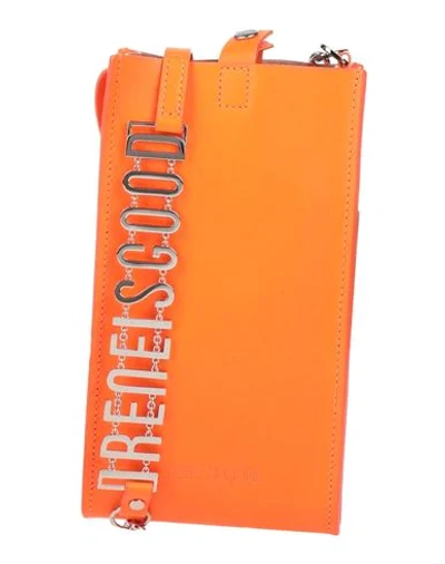 Shop Ireneisgood Woman Cross-body Bag Orange Size - Soft Leather