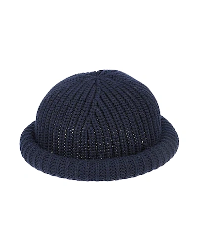 Shop Missoni Hat In Dark Blue