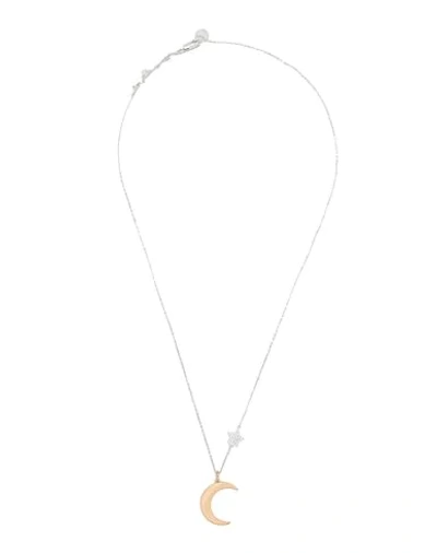 Shop Emporio Armani Necklaces In Silver