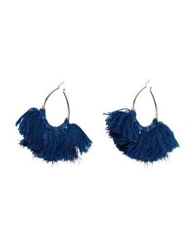 Shop Missoni Earrings In Blue