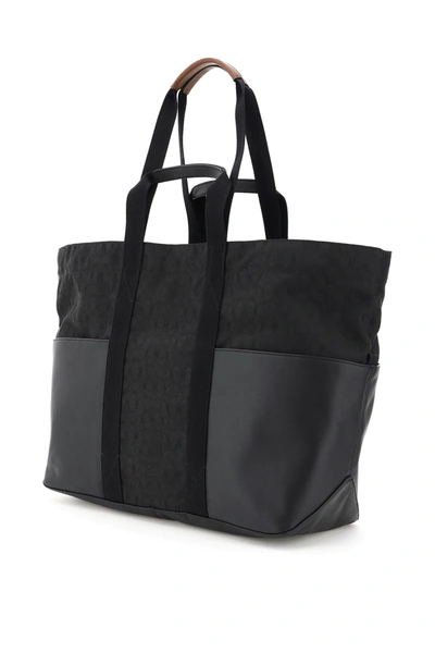 Shop Coach Pacer Reversible Signature Tote Bag In Black