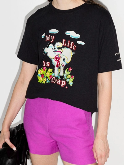 Shop The Marc Jacobs Black X Magda Archer Printed T-shirt