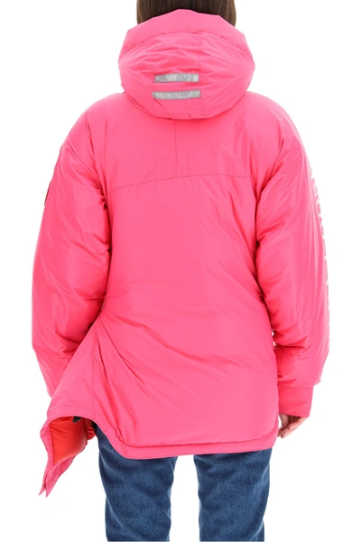 Shop Y/project Y Project Y Project Skreslet Padded Down Jacket In Pink