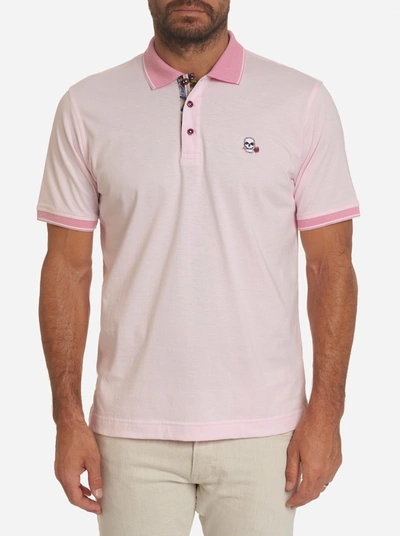 Shop Robert Graham Easton Polo In Light Pink