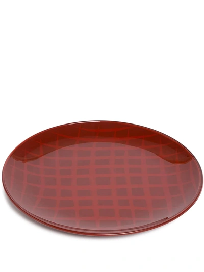 Shop Hands On Design Network Check Plate In Red