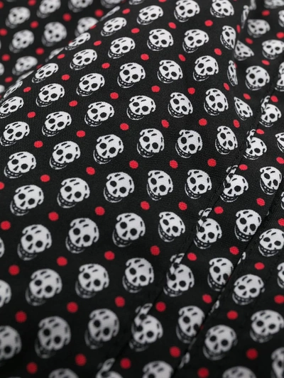 Shop Alexander Mcqueen Skull Pattern Swim Shorts In Black