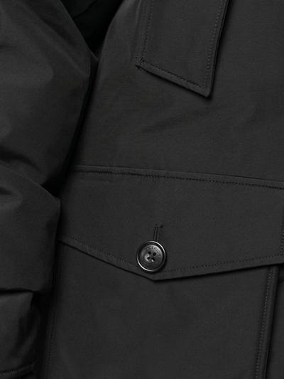 Shop Woolrich Padded Coat In Black