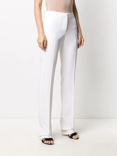 Shop Alexander Mcqueen Tailored Trousers In White