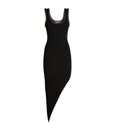 Shop Alexander Wang Chain-trim Knitted Dress