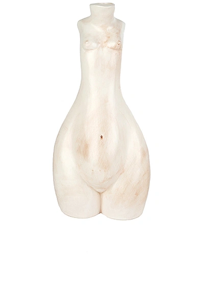 Shop Anissa Kermiche Tit For Tat Tall Candlestick Holder In Marble