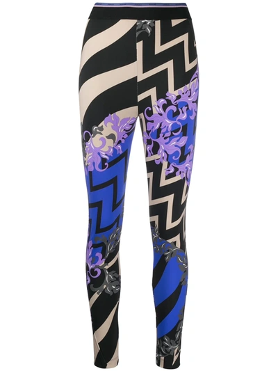 Shop Koché X  Lupa Print Leggings In Black