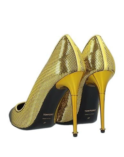 Shop Tom Ford Pumps In Gold