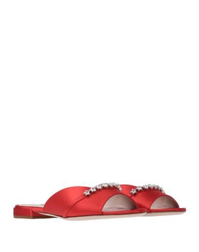 Shop Miu Miu Sandals In Red