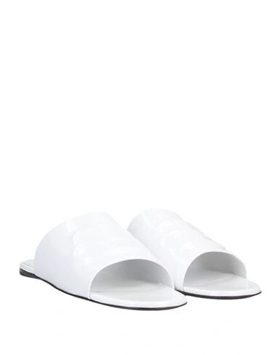 Shop Balenciaga Sandals In White