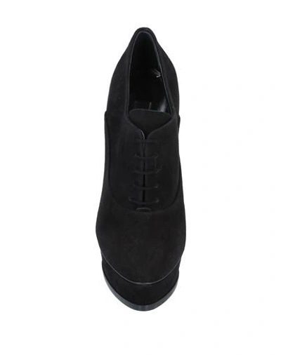 Shop Casadei Lace-up Shoes In Black