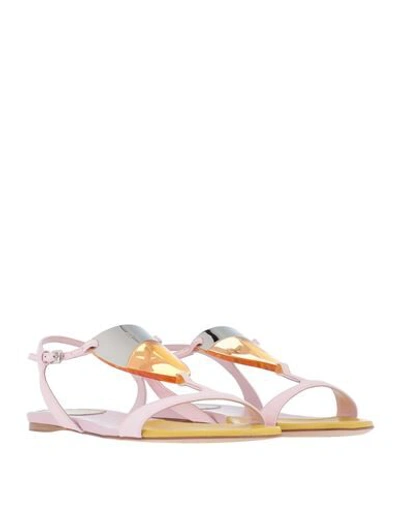 Shop Dior Sandals In Light Pink