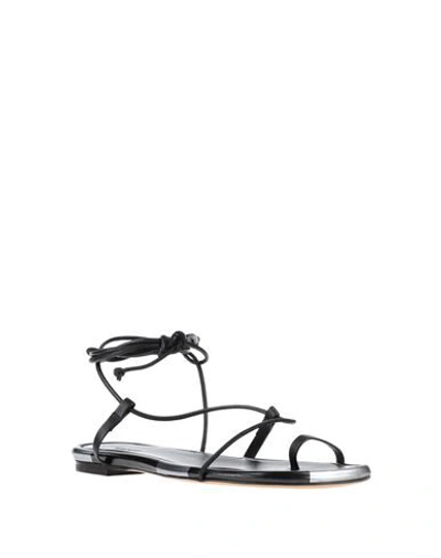 Isabel Marant Toe Strap Sandals In Black