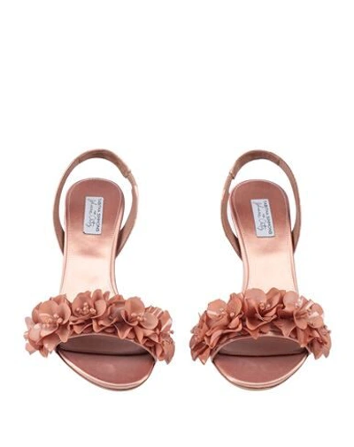 Shop Tabitha Simmons Sandals In Pale Pink
