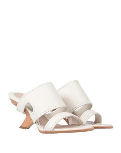 Shop Alexander Mcqueen Sandals In Beige