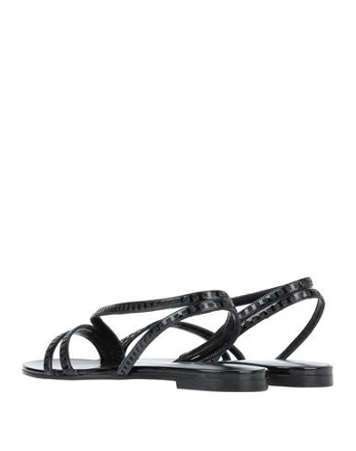 Shop Celine Sandals In Black