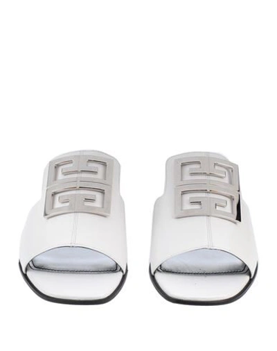 Shop Givenchy Sandals In White