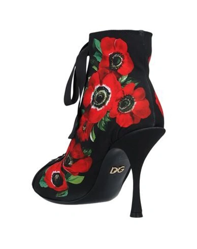 Shop Dolce & Gabbana Woman Ankle Boots Black Size 7 Textile Fibers