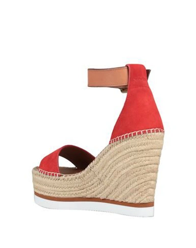 Shop See By Chloé Sandals In Red