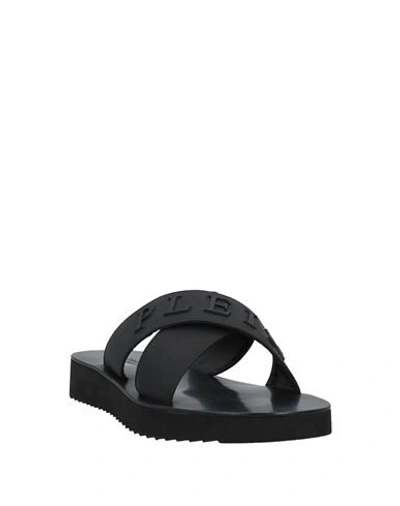Shop Philipp Plein Sandals In Black