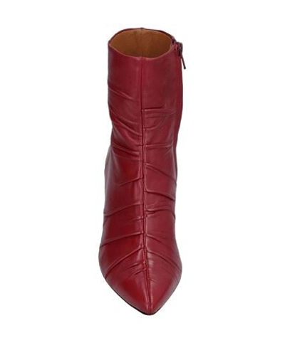 Shop Joseph Ankle Boots In Red