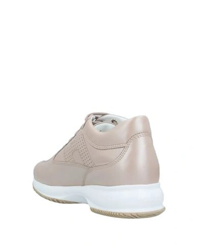Shop Hogan Woman Sneakers Blush Size 6 Leather In Pink