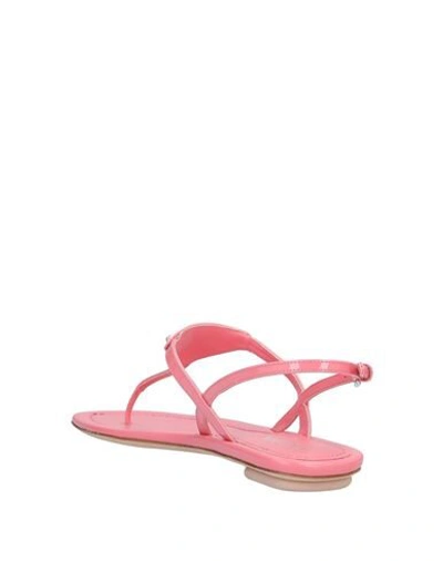 Shop Prada Toe Strap Sandals In Pink
