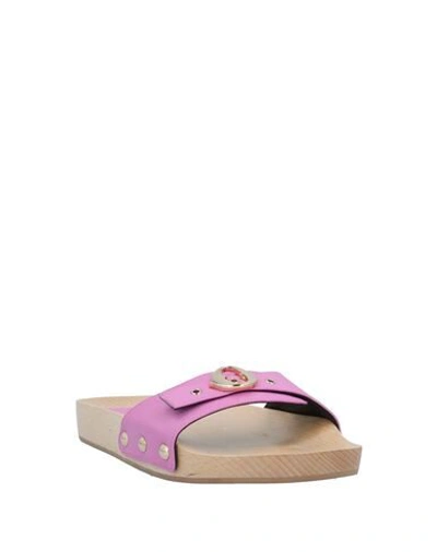 Shop Ottod'ame Sandals In Fuchsia