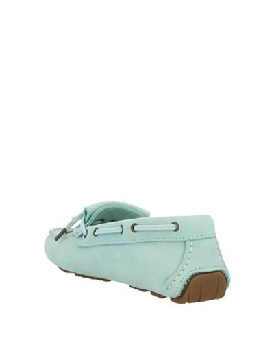 Shop Aigle Loafers In Light Green