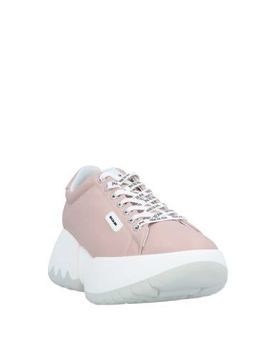 Shop Ruco Line Rucoline Woman Sneakers Pink Size 8 Soft Leather