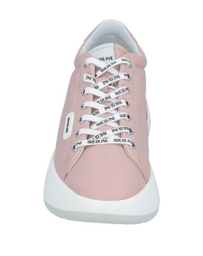 Shop Ruco Line Rucoline Woman Sneakers Pink Size 8 Soft Leather