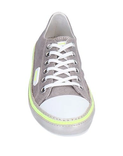 Shop Ruco Line Rucoline Woman Sneakers Dove Grey Size 8 Soft Leather, Textile Fibers