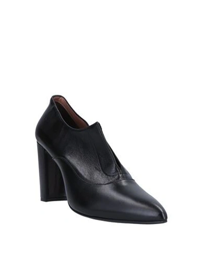 Shop Albano Loafers In Black