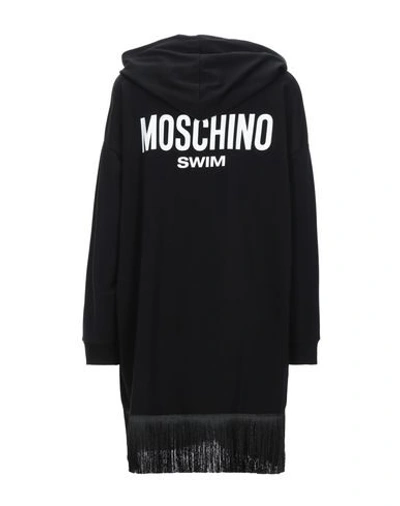 Shop Moschino Woman Sweatshirt Black Size S Cotton, Elastane, Polyester