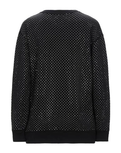 Shop C-clique Woman Sweatshirt Black Size S Cotton, Elastane, Metal