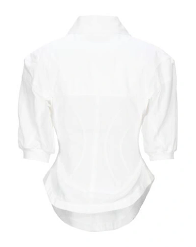 Shop Tibi Polo Shirts In White