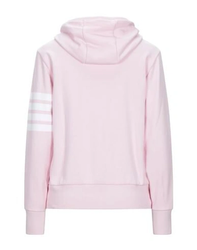 Shop Thom Browne Woman Sweatshirt Pink Size 2 Cotton
