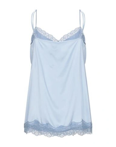 Semicouture Tops In Blue