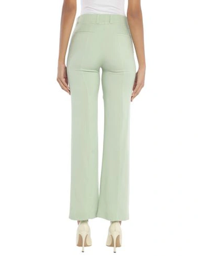 Hebe Studio Mid-rise Straight Leg Trousers In Green