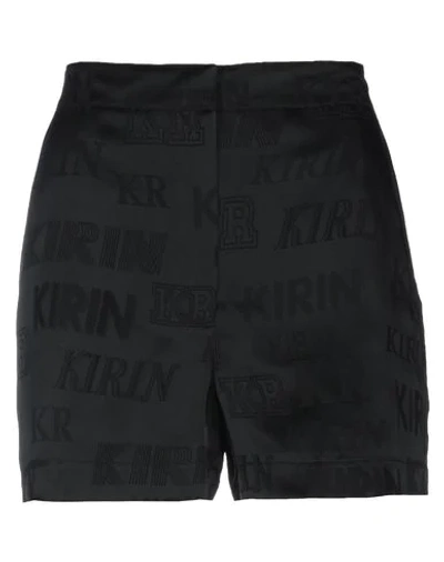 Shop Kirin Peggy Gou Woman Shorts & Bermuda Shorts Black Size 6 Acetate, Viscose